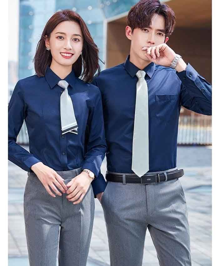 -may đồng phục sơ mi nam nữ tại Thuận An