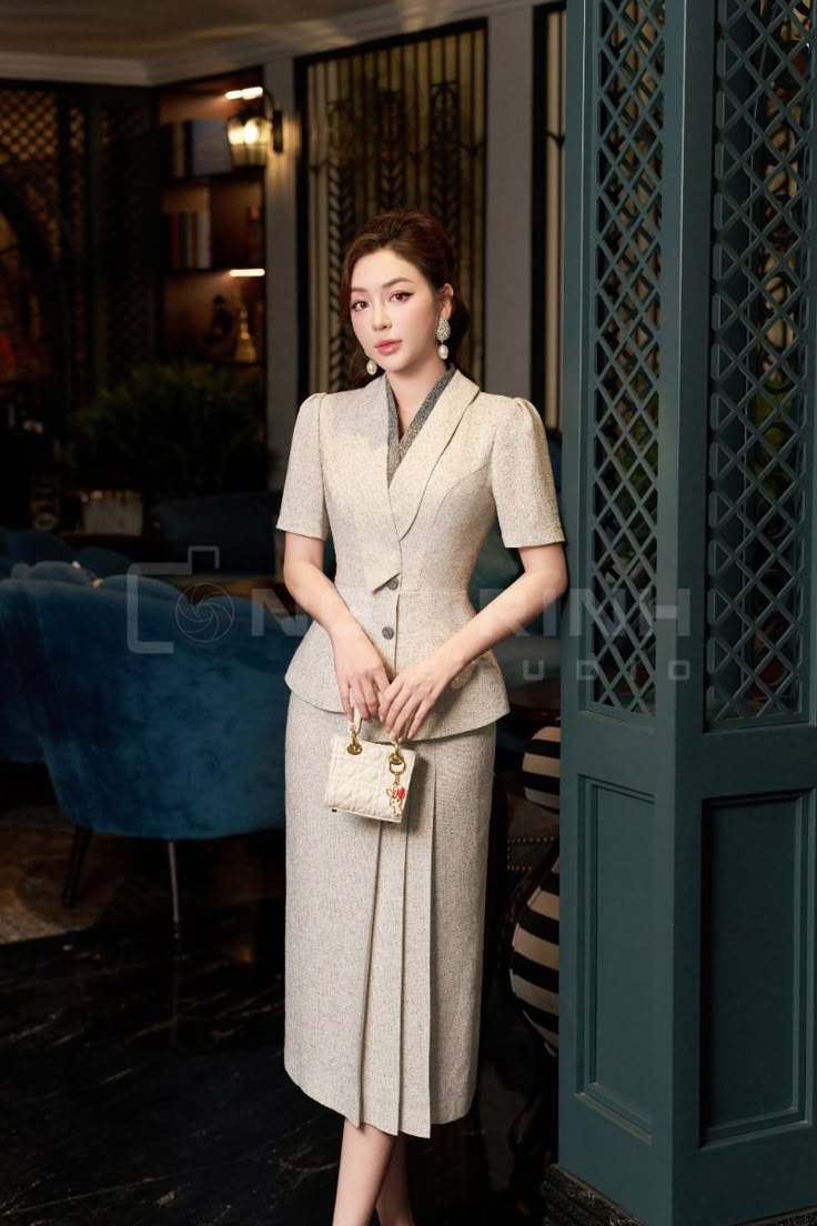May Vest Nữ Công Sở Bình Dương Chuẩn Form, Tôn Dáng – Thời Trang Minh Châu