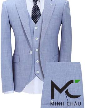 MINH CHÂU - May Đo Vest Công Sở Nam chuẩn form theo dáng người